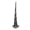 Burj Khalifa Tower Model Gray Alloy Miniature Dubai Tower Ornament Dubai Landmark Building Model