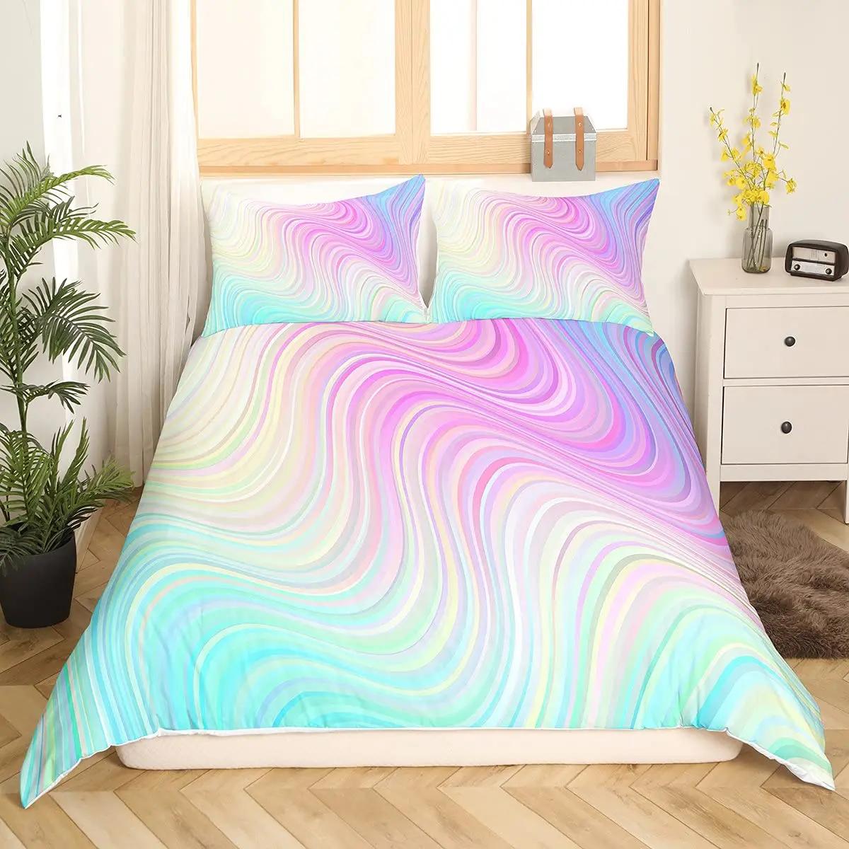 

Comforter Colorful Glitter Girly Pink Pastel Modern Girls Women Comforter Double Queen King Polyester Qulit Comforter (quilt)-EU Single(135*200cm)3pcs