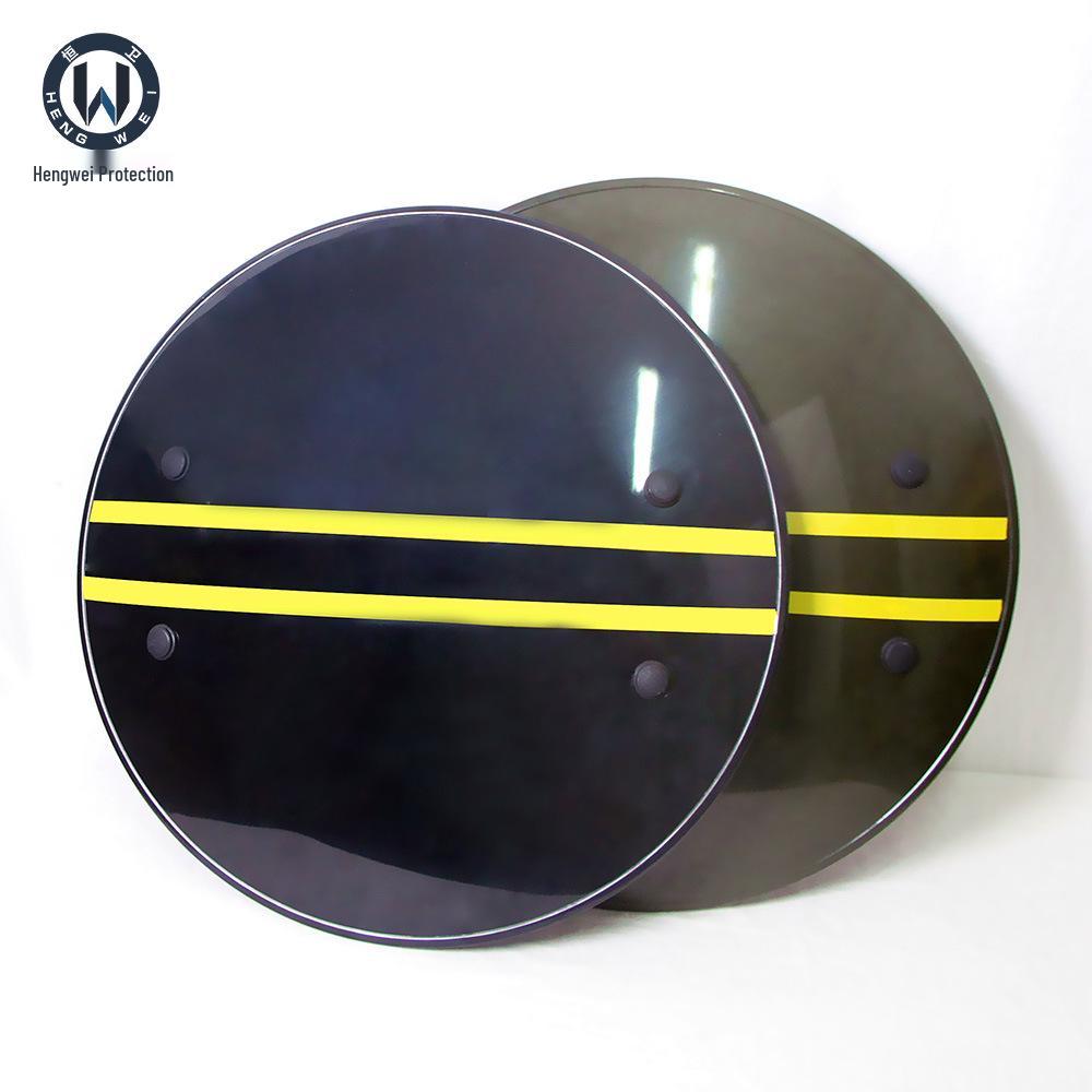 Thickened Black & Green Explosion-Proof Riot Shield for Security and Campus Use