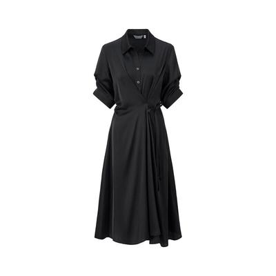 GIOVANNI VALENTINO Women's Summer Tie-Waist Shirt Dress