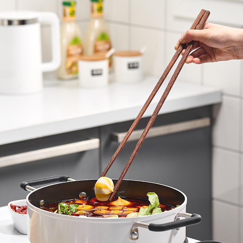 GIANXI 18CM/42CM Salad Hot Pot Chinese Chopsticks Chicken Wings Wood Fried BBQ Chopsticks Food Sushi Sticks Kitchen Bar Supplies
