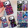 Weird Mushroom Psychedelic Phone Case For Apple iPhone 17 Air 16E 15 14 Plus 13 12 11 Pro Max Mini Funda Cover