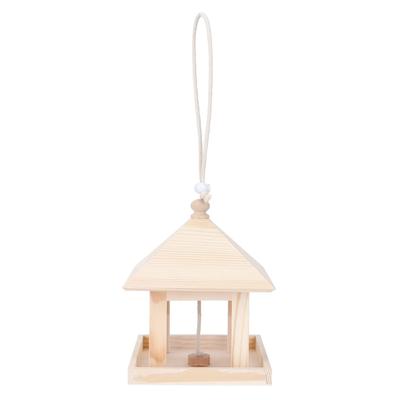 Hanging Bird House Nesting Box Feeding Feeder Box Garden Ornament Outdoor Tree DIY Decoration