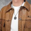 Full Moon Wolf Compass Men Necklaces Stainless Steel Pendant Chain Women Punk Fashion Jewelry New In Accessories Gifts