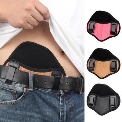 Tactical Hunting Holster PU Leather Concealed Gun Pouch