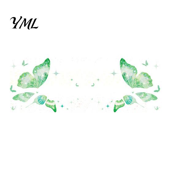 Halloween Face Decoration Glitter Butterfly Stickers, Waterproof Temporary Tattoos for Festival Party Stage Stickers Makeup, Easy Application