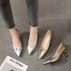 Large Size Women'S Shoes Autumn New Pointed European And American High Heels Women'S Fashion Stiletto Shoes