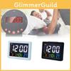 Alarm Clock Electronic Digital Large Display Charger Brightness Adjustable Level