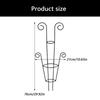 Heavy Duty Metal Flower Trellis 76cm Tall Plant Support Frame Stand For Potted Plant Hanging Baskets Garden Decoration