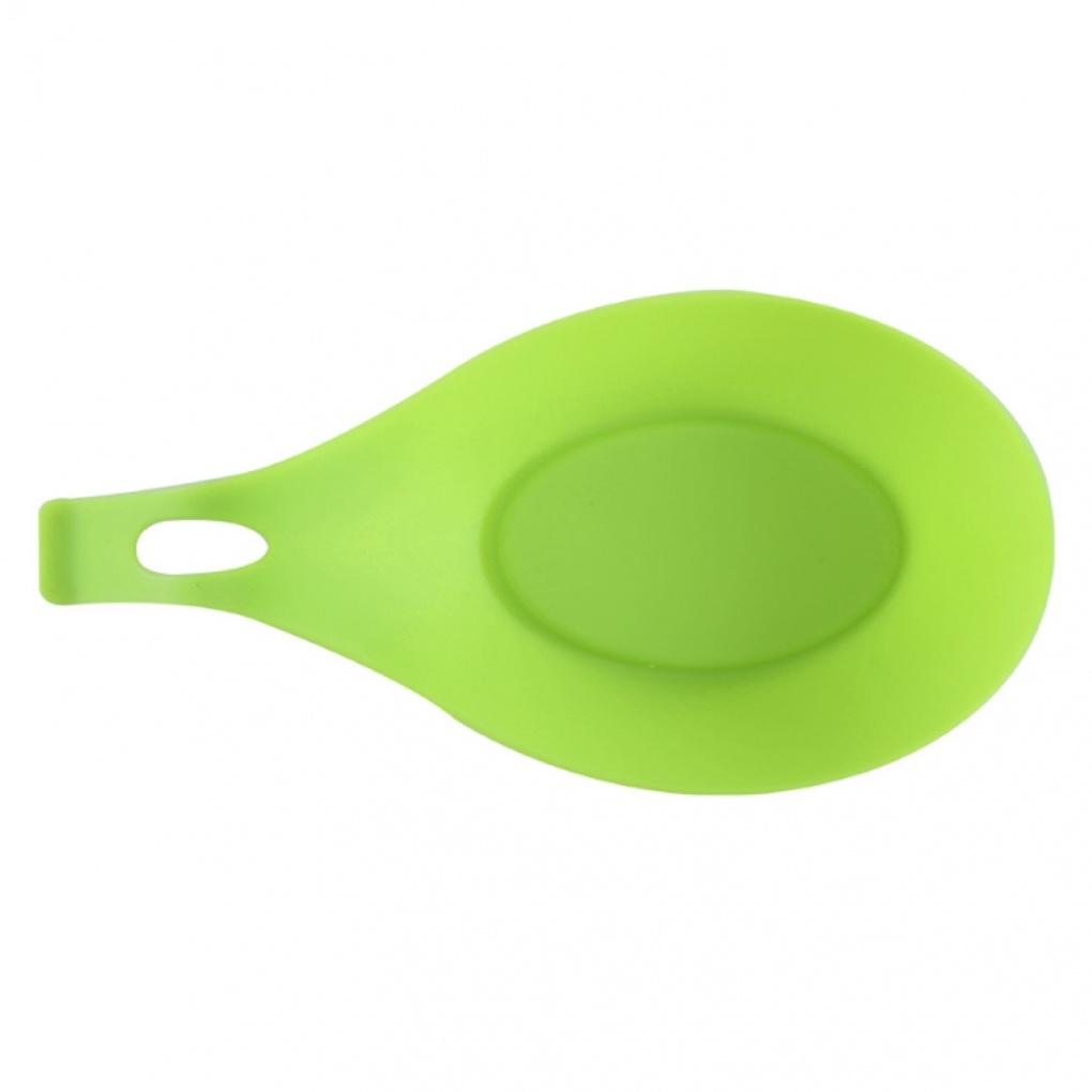 Säker silikonhällarehållare (Grön) (Små) Slevhållare