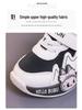 2025 Cartoon Toddler Sports Shoes: Korean-Style Leather Running & Casual Shoes for Boys, Spring/Autumn