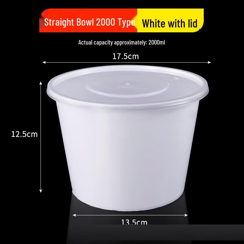 

Disposable Round Meal Prep Bowls with Lids
