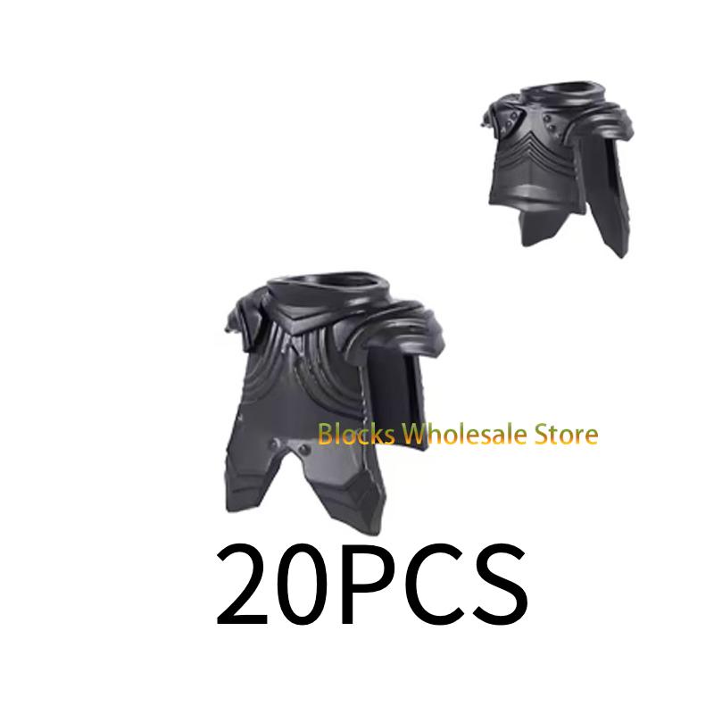 Medieval Military Castle Knight Building Blocks - King Figures with Helmet Armor and Weapon Accessories