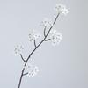 Real Touch Artificial Pear Blossom Branches Plastic Fake Flowers  Home Garden Decor