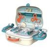 Children'S Kitchen Play Home Accessories Toy Set Doctor Girl Dressing Desk Tools Hand-Held Suitcase Toys