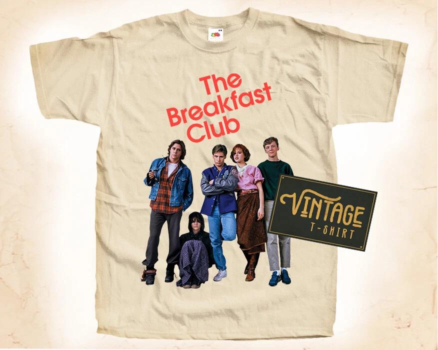 The Breakfast Club T SHIRT Tee Movie Poster Vintage Natural sizes S to 5XL S