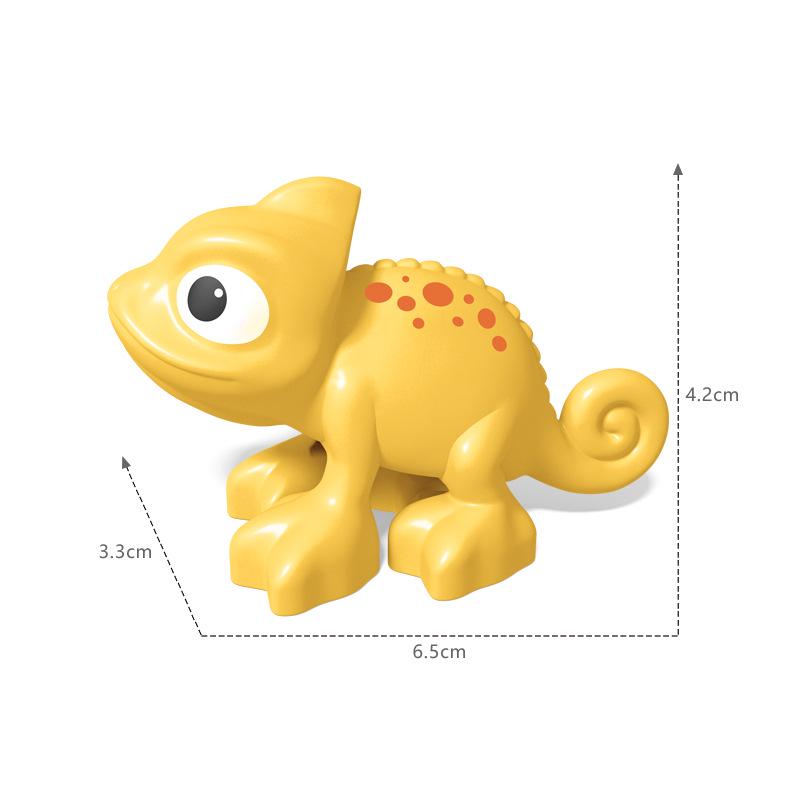 Large Animal Building Blocks for Children's Educational Play - Dolphin Set with Loose Parts