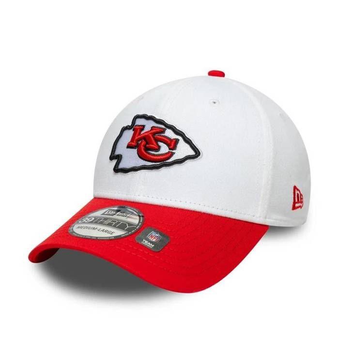 Casquette NFL - New Era - Kansas City Chiefs - Taille 39Thirty - Couleur blanche - Mixte