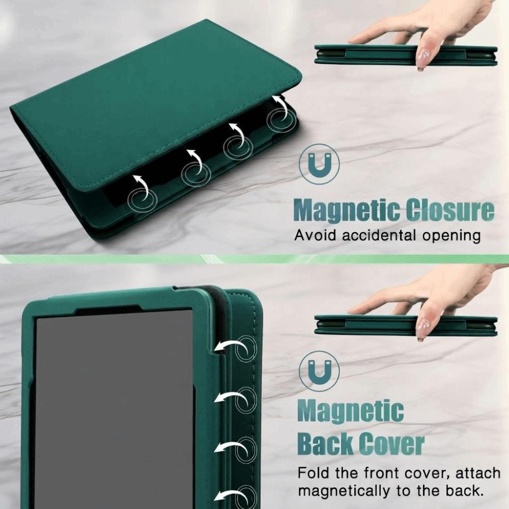 Auto Wake/Sleep Protective Case Magnetic Wear Resistant e-Reader Shell for Kindle Paperwhite 2026 (12th Gen) 7 Inch Colorsoft