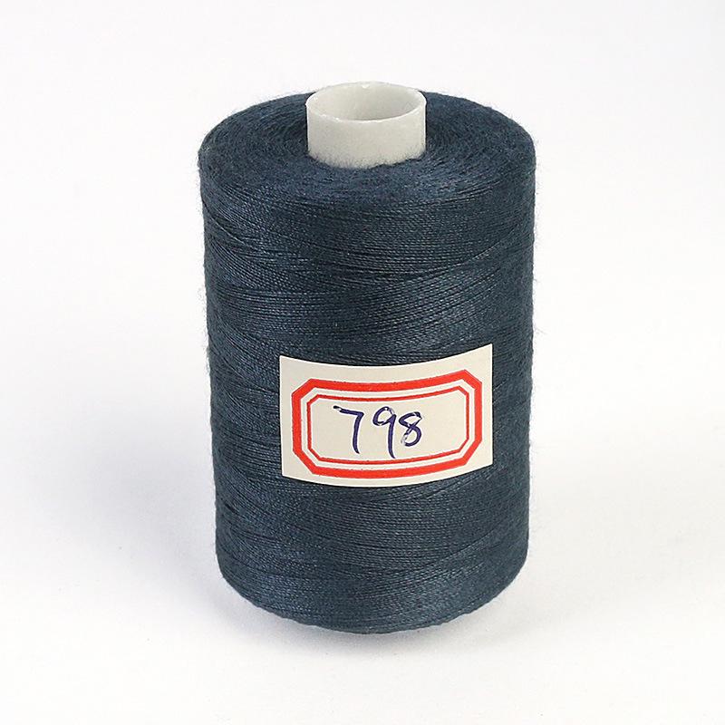 Hilo de Coser de Poliéster de Alta Velocidad 402 - 1000 Yardas, Colores Arcoíris, Ideal para Proyectos de Costura Casera y a Mano