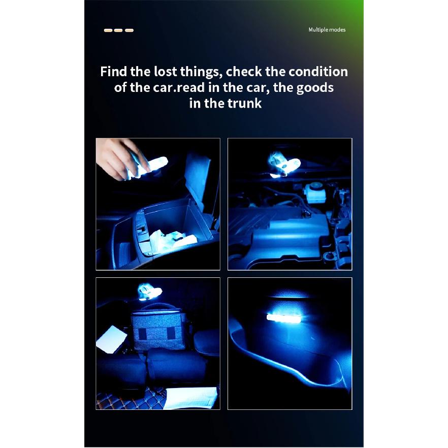 Touch Interior Light Car Reading Ceiling Light Magnetic Camper Trunk LED Interior Replacement Parts Car Interior Lighting