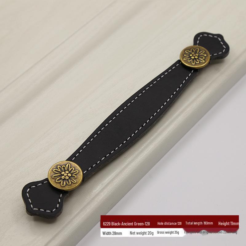 Brown Leather Handle for European Modern Cabinets and Wardrobes