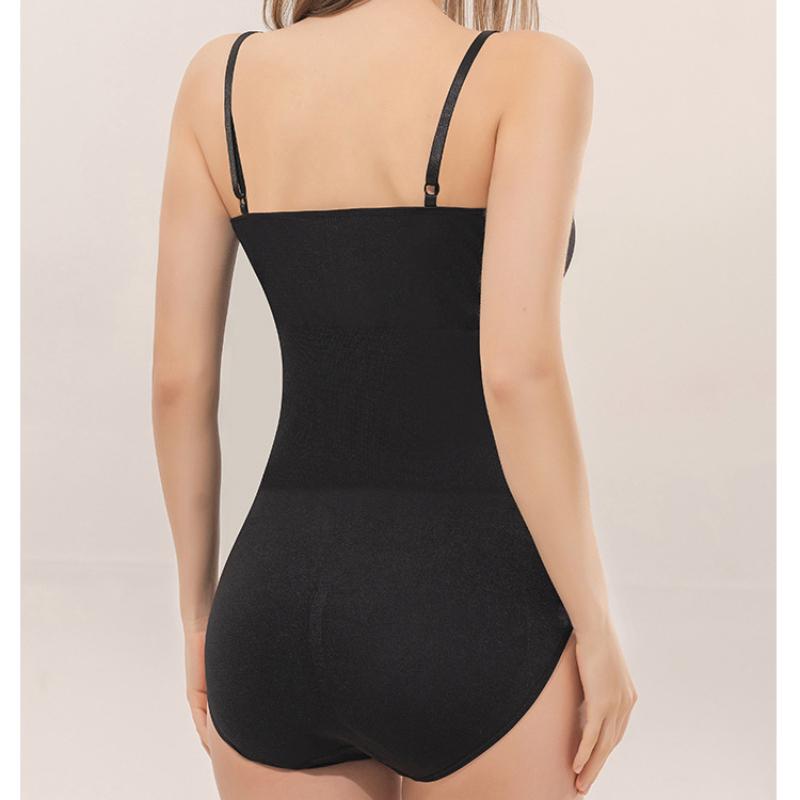 Women's Plus Size Postpartum Shapewear Seamless Bodysuit Tummy Control Butt Lifting Strappy XS-3XL