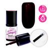 Semi Permanent UV / LED Nail Polish Simply 1 Layer 5ml - Aubergine #2999