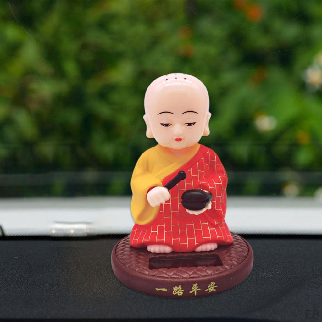 Dancer Figure Toy Shaking Head Ornament Doll Office Desk Decor Miniature Swing Model for Car