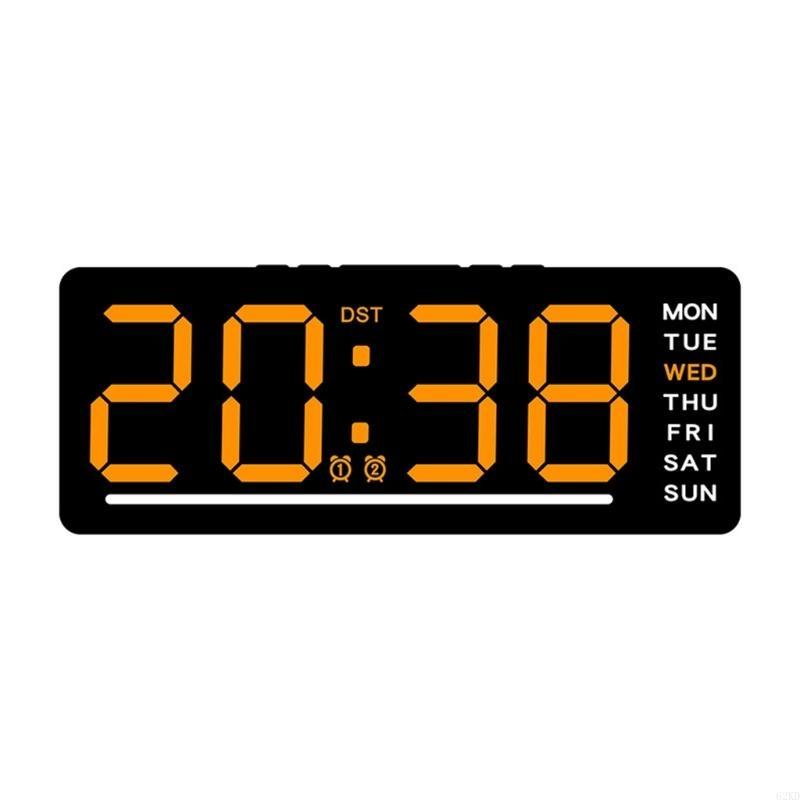 62KD LED Clock Digital Alarm Clock With Adjustable Brightness And Temperature Display Multifunctional For Home Or Office Use