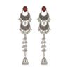 Vintage Bohemian Ethnic Style Bell Beaded Drop Long Tassel Dangle Earrings for Women