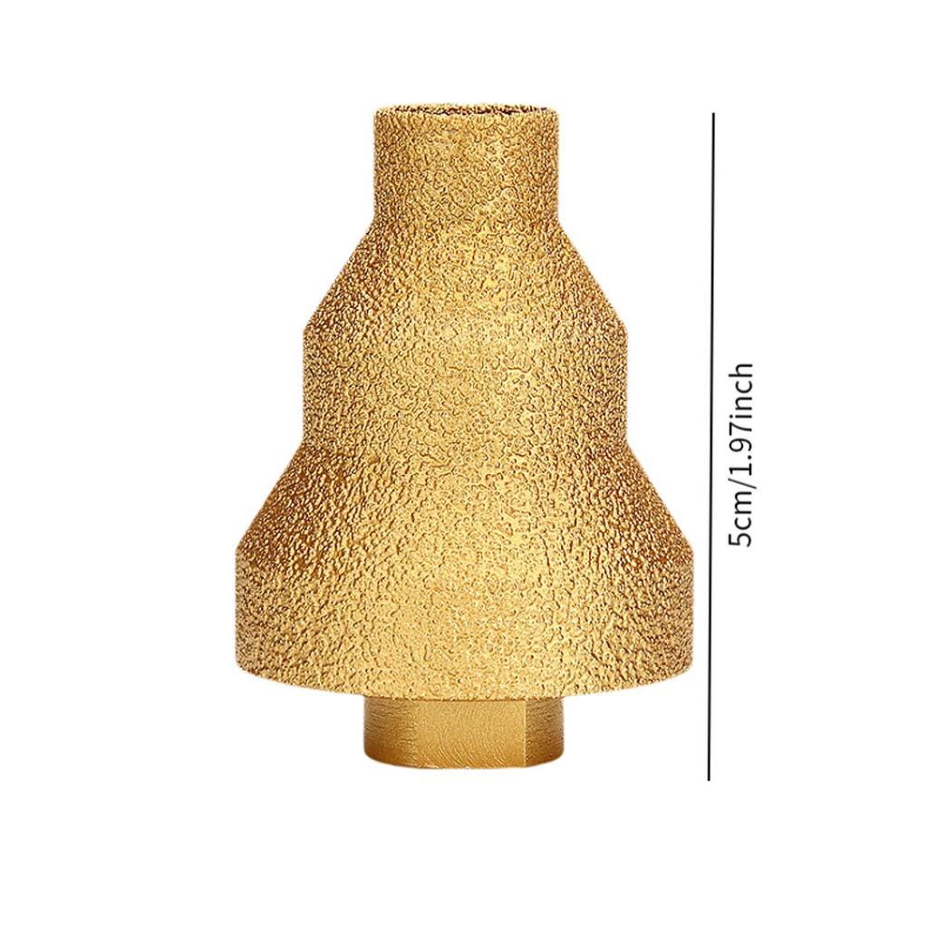 Diamond Step Chamfer Drill Bit Practical Diamond Milling Bit Multifunction Hole Trimming for Marble Glass Porcelain Tiles