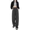 Womens High-Waisted Wide Leg Jogger Pants Loose Fit Comfortable Cotton Blend Winter Casual Trousers