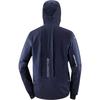 SALOMON S/Lab Μονόχρωμο Αναπνεύσιμο Αδιάβροχο Γρήγορο Στέγνωμα Τζάκετ με Κουκούλα Μακρυμάνικο Unisex τζάκετ Σκούρο Μπλε LC2260600
