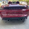Porsche 718 GT4 Modified Carbon Fiber Rear Diffuser, Dual Exit Rear Lip.