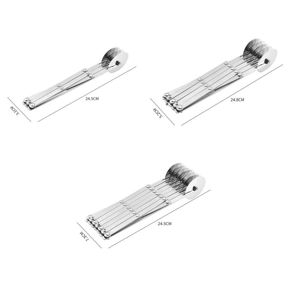 Professional Dough Divider Cutter Adjustable Width Pizza Pastry Peeler Restaurant