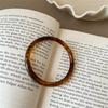 Round White Minimalist Bracelet Vintage Y2k Classic Color Elegant Jewelry Charm Women Fashion Holiday Aesthetics Decoration