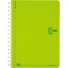 KOKUYO Soft Ring Dotted 80 Notebook, B-Ruled, A6, Sheets, Yellow-Green, SU-SV358BT-LG