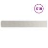 Lawn Edging Set 10 Pcs 15 X 103 Cm Stainless Steel