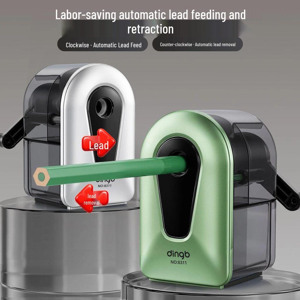 Dingbang Portable Pencil Sharpener - Durable and Safe for Kindergarten & Multiple Pens