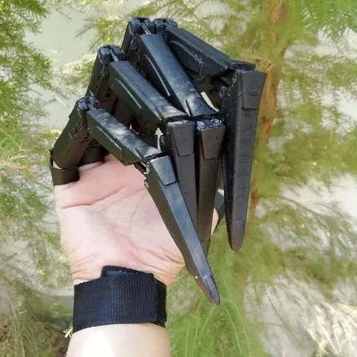 Przegubowe palce Halloween Przegubowe przedłużanie palców 3D Cosplay Elastyczna kontrola