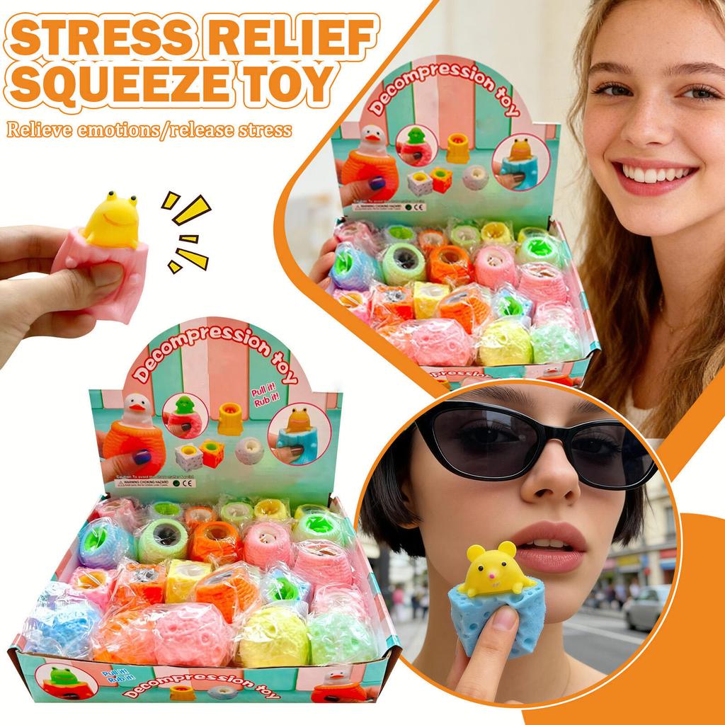Colorful Cute Snowman Toy With Slow For Stress Relief; Suitable As A Children's Gift.