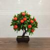 Artificial Plants Bonsai Small Fruit Tree Potted Bonsai Simulation Decor Artificial Ornaments Artificial Plant Bonsai Home Decor