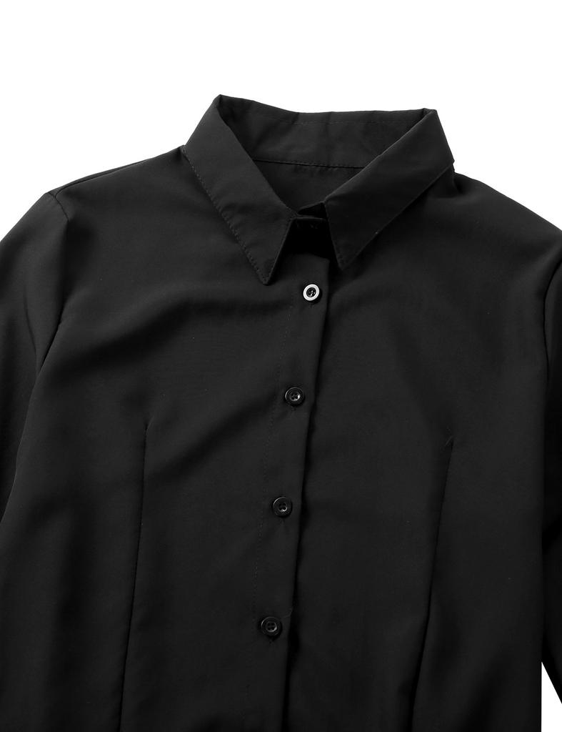 Dámská košile na body Košile na spodní část Office Wear Jednodílná košile Pracovní body s jednoduchou údržbou