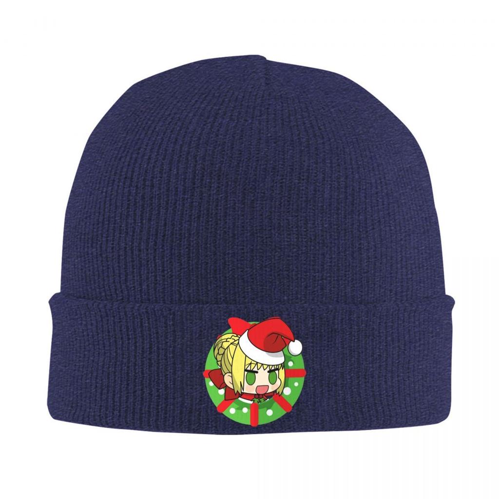 Padoru Astolfo Christmas Hats Autumn Winter Beanies Baggy Caps Unisex Women Acrylic Knitted Hat