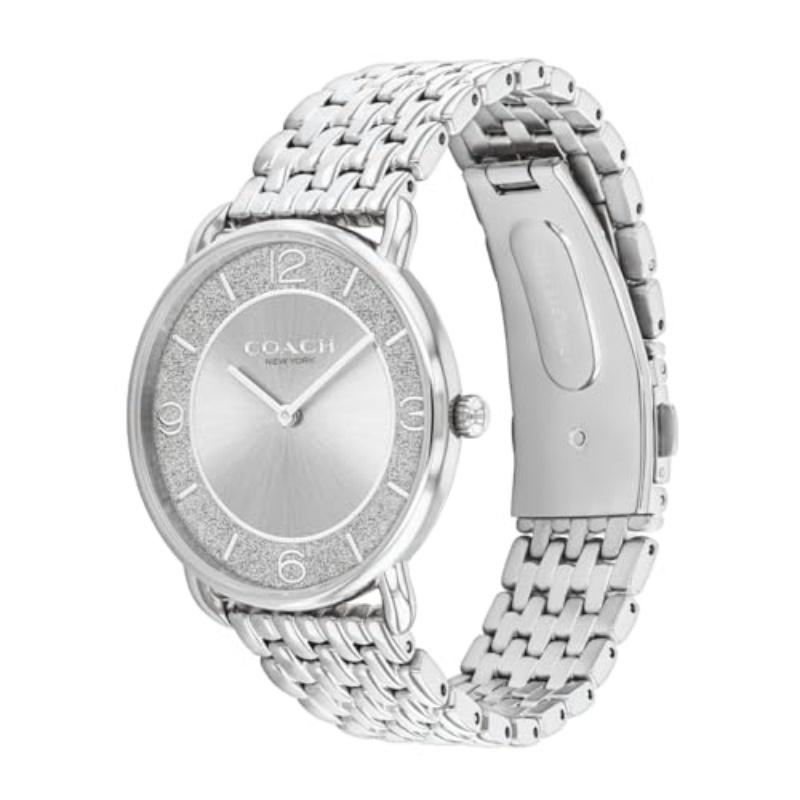 Coach Elliot Silver Tone, Stainless Steel Bracelet 36mm Watch – 14504373