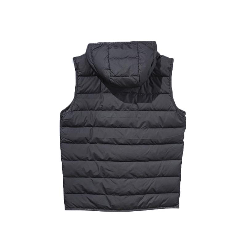 Li Ning Down Vests Men's Hooded Moderate Detachable YMRV023-1