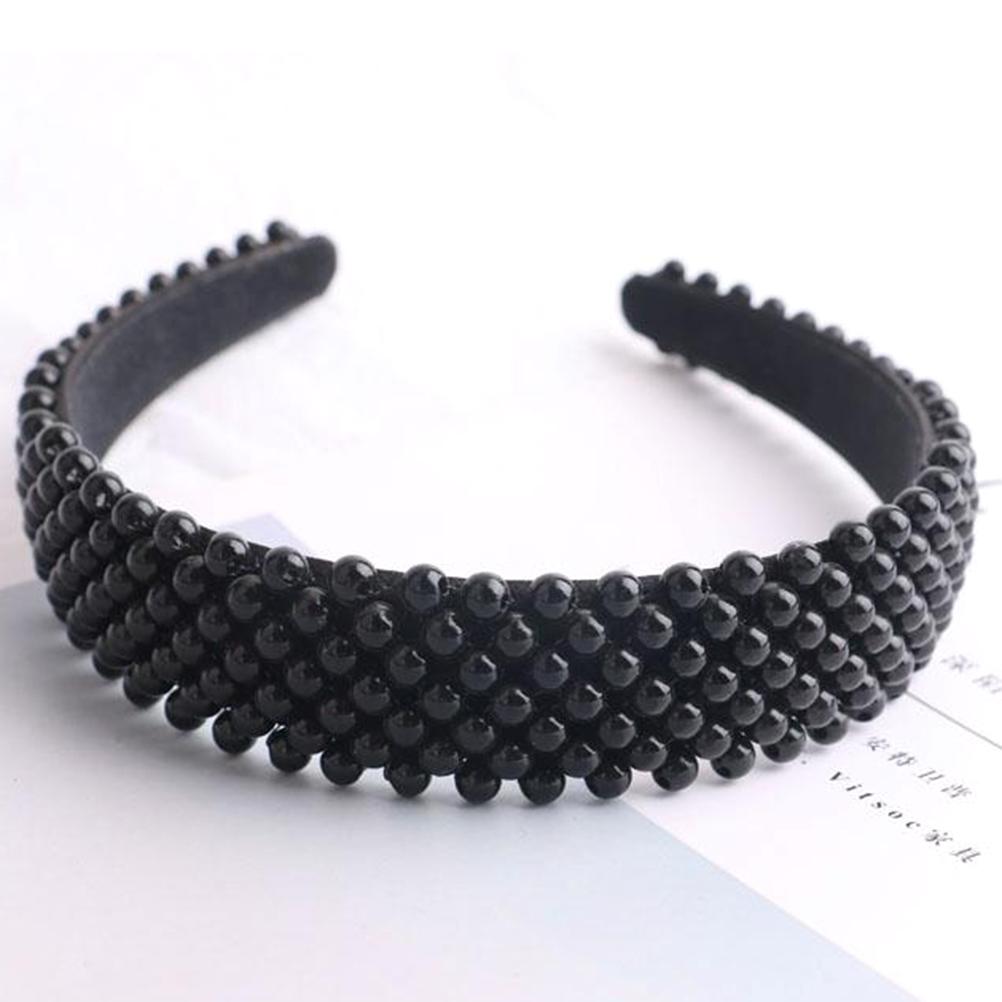 Fashion Pearl Headband Elegant Pearl Headdress Hair Accessories for Women