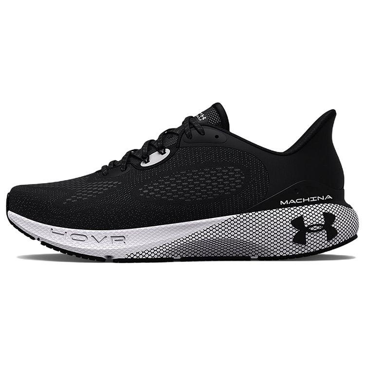 Under Armour Men s UA HOVR Machina 3 Black White 3024899-001 40