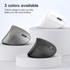 Yeni Çift Modlu Kablosuz Dikey Fare Bluetooth 5.1 Sessiz Ergonomik 6 Düğmeli Type‑C 2400DPI Ofis Dizüstü Bilgisayar İçin Fare Eli Sendromu Önleyici